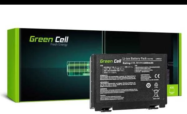 Green Cell GREENCELL AS01 Baterija Žalias Cell A32-F82 A32-F52, skirta Asus K40 K50IN K50IJ K61IC K70IJ