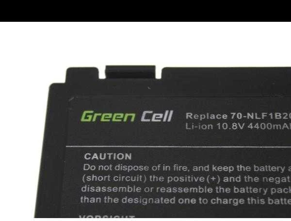 Green Cell GREENCELL AS01 Baterija Žalias Cell A32-F82 A32-F52, skirta Asus K40 K50IN K50IJ K61IC K70IJ