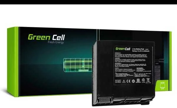 Žalias Cell Žalias Cell baterija skirta Asus G74 G74S G74J 14.4V 4400mAh