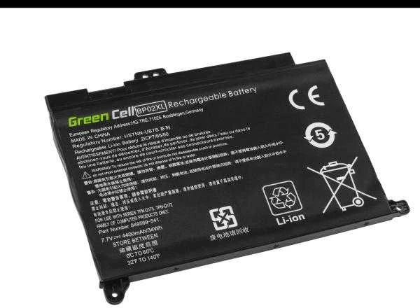 Green Cell Žalias Cell GREENCELL Baterija BP02XL, skirta HP Pavilion 15-AU 15-AU051NW 15-AU071NW 15-AU102NW 15-AU107NW 15-AW 15-AW010NW