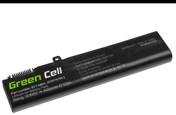 Green Cell Žalias Cell Nešiojamojo kompiuterio baterija Žalias Cell BTY-M6H, skirta MSI GE62 GE63 GE72 GE73 GE75 GL62 GL63 GL73 GL65 GL72 GP62 GP63 GP72 GP73 GV62 GV72 PE60 P
