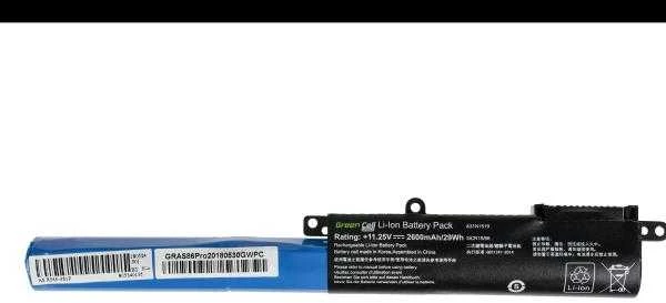Žalias Cell Baterija Žalias Cell A31N1519 skirta Asus F540 F540L F540S R540 R540L R540S X540