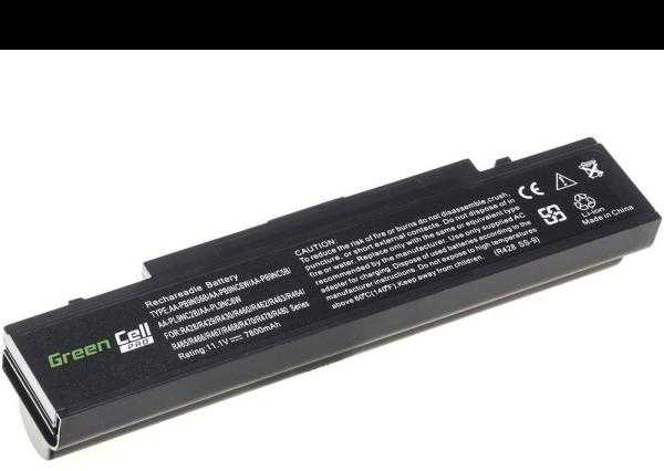 Žalias Cell Žalias Cell PRO akumuliatorius, skirtas Samsung R519 R522 R530 R540 R580 R620 R719 R780 / 11.1V 7800mAh