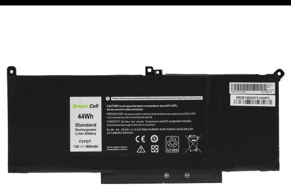 Green Cell Žalias Cell GREENCELL Baterija F3YGT, skirta Dell Latitude 7280 7290 7380 7390 7480 7490