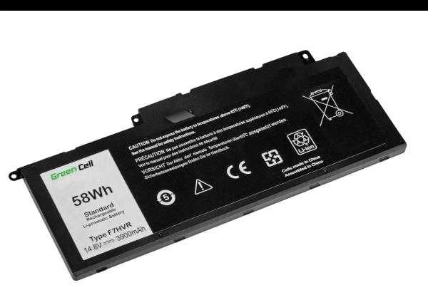 Green Cell nešiojamojo kompiuterio baterija F7HVR, skirta Dell Inspiron 15 7537 17 7737 7746, Dell Vostro 14 5459