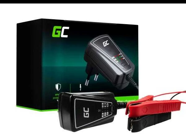 Green Cell Žalias Cell GREENCELL ACAGM06 automatinė Ladowarka, Prostownik Žalias Cell do akumulatorow 6V / 12V (1A)