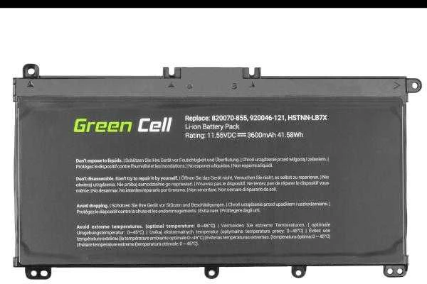 Green Cell Žalias Cell GREENCELL HP145 Žalias Cell Bateria do HP Pavilion 14 15 15T 15Z 17 17Z / 11,55 V 3600 mAh