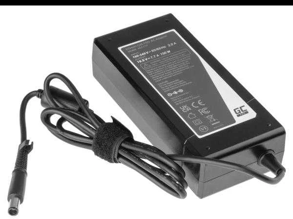 Žalias Cell PRO įkroviklio kintamosios srovės adapteris HP EliteBook 8530p 8530w 8540p 8540w 8560p 8560w 8570w 8730w ZBook 15 G1 G2 19.5 V 7.7 A 1