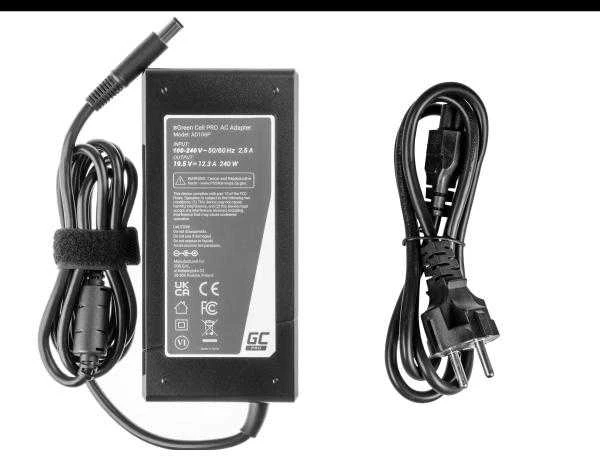 Green Cell Žalias Cell Nešiojamojo kompiuterio įkroviklis Žalias Cell PRO 19.5V 12.3A 240W Dell Precision 7510 7710 M
