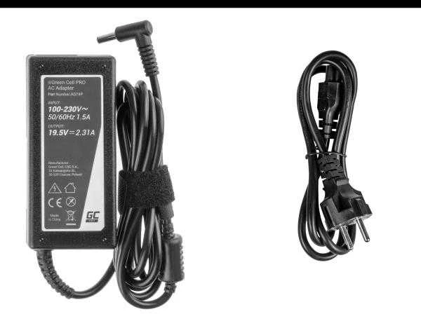 Nešiojamų kompiuterių įkroviklis Greencell AD74P PRO 45W 19.5V HP