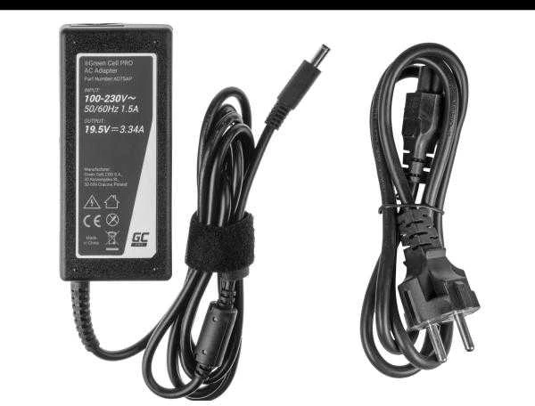 Nešiojamų kompiuterių įkroviklis Greencell AD75AP PRO 65W 19.5V Dell Inspiron