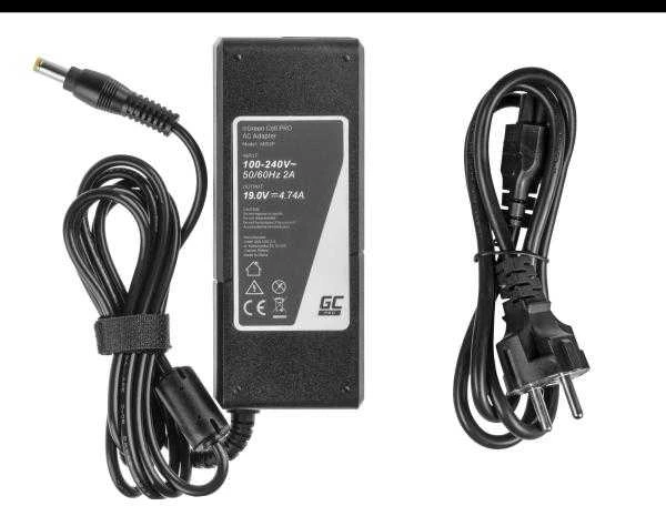 Nešiojamų kompiuterių įkroviklis Greencell AD02P PRO 90W 19V Acer
