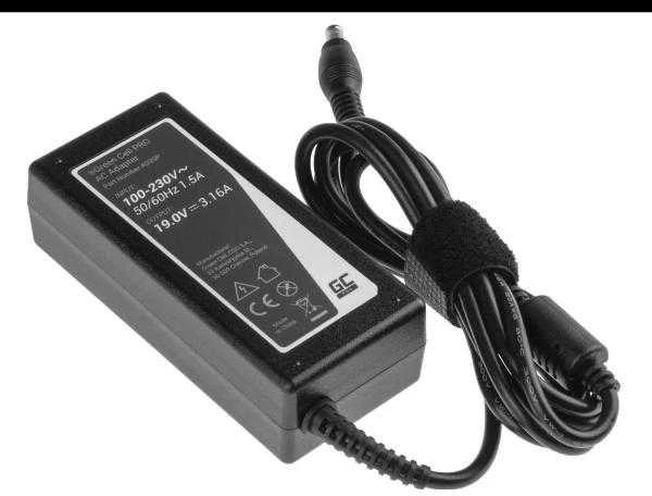 Nešiojamų kompiuterių įkroviklis Greencell AD20P PRO 60W 19V Samsung