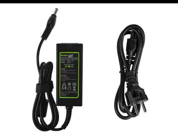 Green Cell Žalias Cell GREENCELL AD54P Žalias Cell Charger / AC Adapteris for Toshiba 45W / 19V 2.37A / 5.5mm - 2.5mm