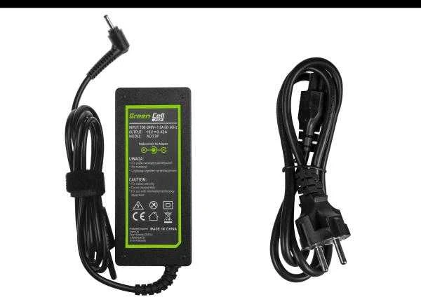 Samsung Žalias Cell GREENCELL AD73P maitinimo įkroviklis Žalias Cell PRO 19V 3,42A 65W, skirtas Acer Aspire S7 S7-392 S7-3