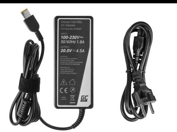 Nešiojamų kompiuterių įkroviklis Greencell AD39AP PRO 90W 20V Lenovo