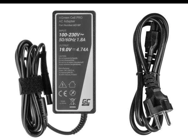 Nešiojamų kompiuterių įkroviklis Greencell AD15P PRO 90W, 19V HP