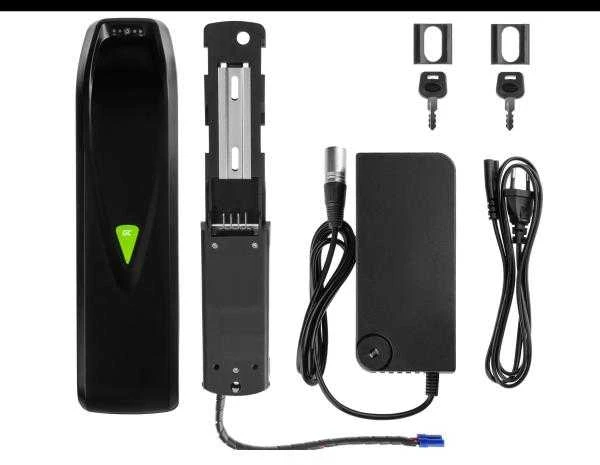 Green Cell Žalias Cell Žalias Cell E-bike akumuliatorius 48V 13Ah 624Wh Down Tube Ebike EC5 skirta Samebike SMLRO su įkrovikliu