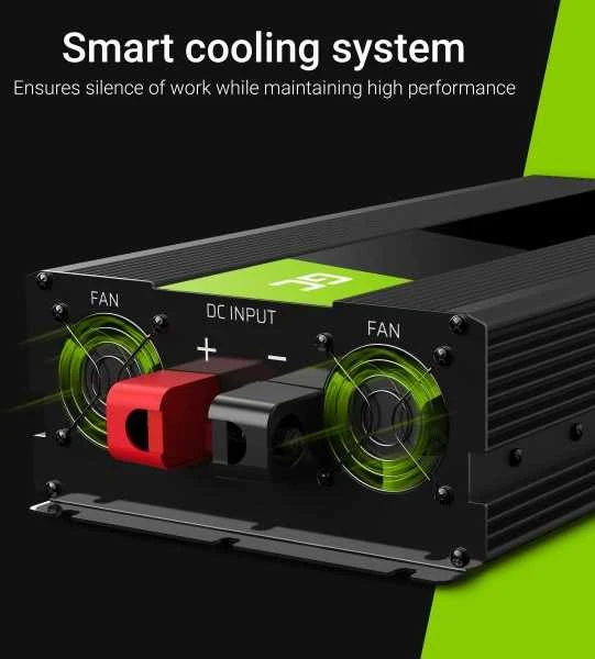 Žalias Cell Inverteris 12V/230V 3000W/6000W Sinusinė išėjimo įtampa Žalias Cell