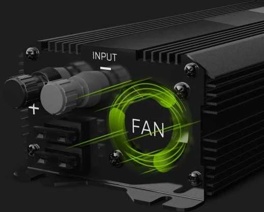 Green Cell Žalias Cell Žalias Cell® automobilio maitinimo keitiklio keitiklis nuo 24 V iki 230 V 500 W / 1000 W su USB