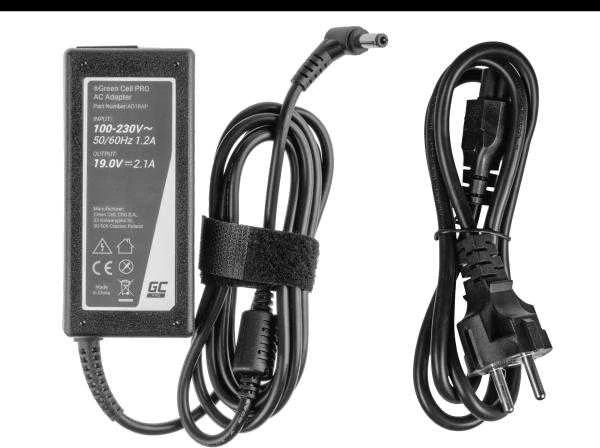 Žalias Cell Žalias Cell PRO nešiojamojo kompiuterio įkroviklis skirtas Samsung NP300U NP530U3B-A01 NP900 19V 2.1A
