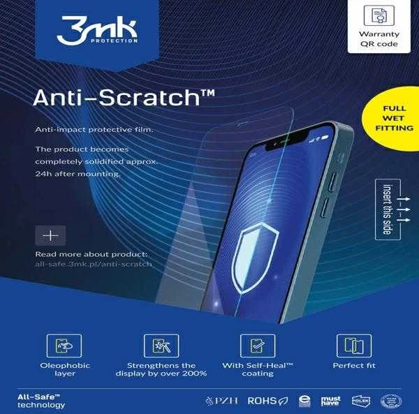 3Mk Protection All-Safe - AIO apsauginiai telefono įdėklai, visiškai drėgni, 5 vnt.