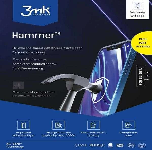 3Mk Protection All-Safe - AIO Hammer telefono apsauginiai įdėklai, visiškai šlapiam naudojimui, 5 vnt.