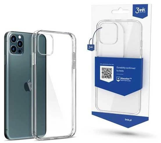 Dėklas 3MK Clear Case 1,2mm Apple iPhone 12 Pro Max