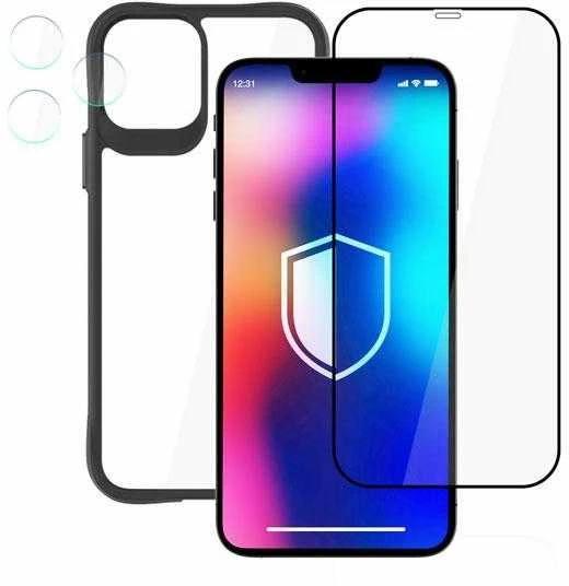 Dėklas Apple iPhone 12 – 3mk Comfort Set 4 viename