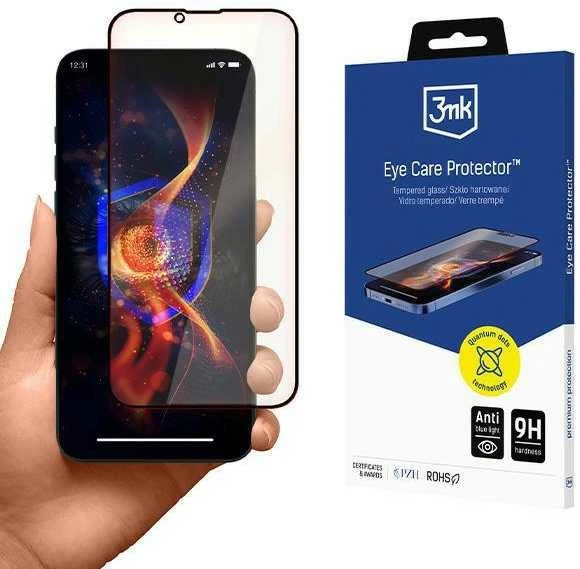 Grūdinto stiklo 3mk akių priežiūros priemonė Apple iPhone 13/13 Pro/14