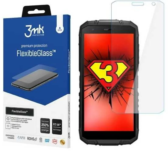 3mk FlexibleGlass™ hibridinis stiklas ant Doogee S41 Pro