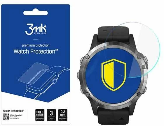 Apsauginė ekrano plėvelė 3Mk išmaniojo laikrodžio Garmin Fenix 5 Plus