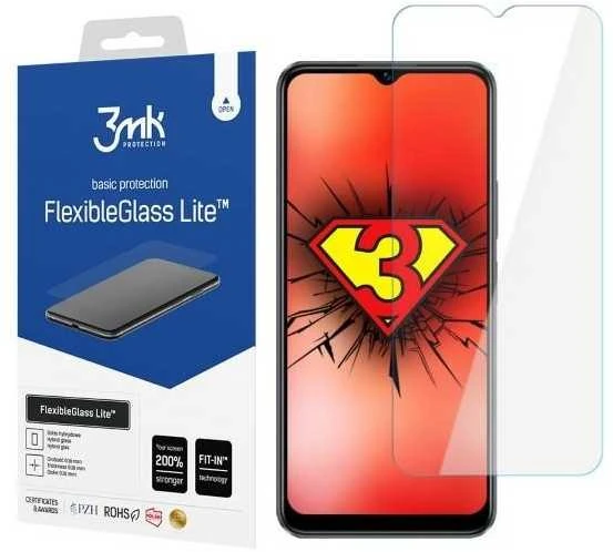 3MK FlexibleGlass Lite Vivo Y16 / Y22s Hybrid Glass Lite