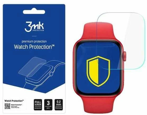 Apsauginė ekrano plėvelė 3MK išmaniojo laikrodžio Apple Watch SE, 44mm, 3vnt.