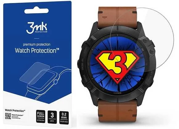 Apsauginis ekrano stiklas išmaniojo laikrodžio Garmin Fenix 6X