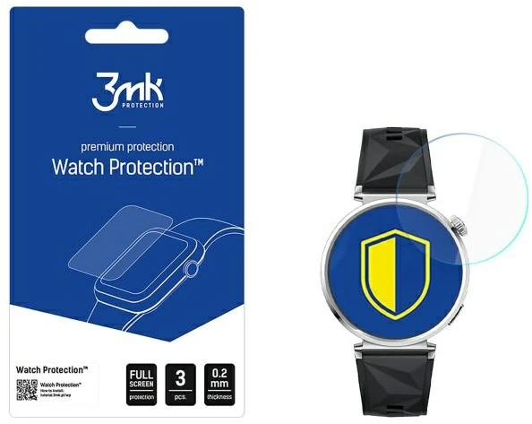 3Mk Protection Hibridinis stiklas 3mk laikrodžio apsaugai „FlexibleGlass“, skirtas „Huawei Watch GT 5 41mm“