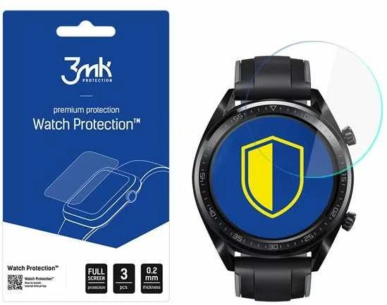Apsauginis ekrano stiklas 3MK išmaniojo laikrodžio Huawei Watch GT
