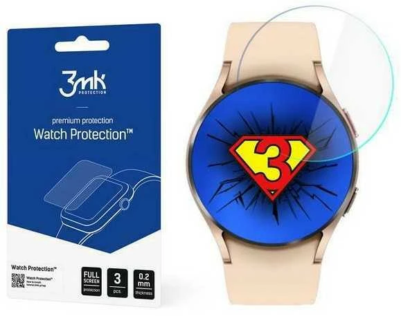 Apsauginis ekrano stikliukas Samsung Galaxy Watch 4, 40mm, 3 VNT.