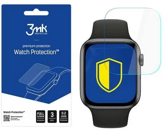 LCD apsauginė plėvelė 3MK Watch ARC Apple Watch 5 44mm 3vnt