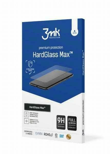 Apsauginis stiklas telefonui 5D Apple iPhone 15 Pro Max 3mk Hard Glass Max