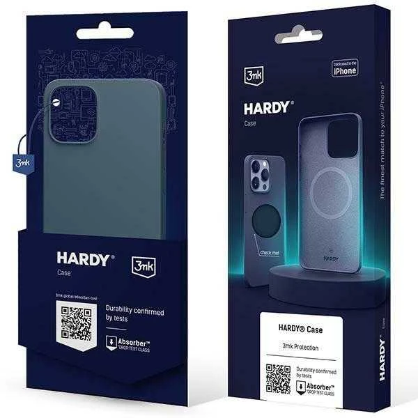 Dėklas 3Mk Mėlynas 3 mm storio tvirtas silikoninis „MagCase“, skirtas „iPhone 15 Plus“ - Mėlyna