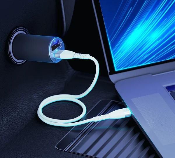 Įkroviklis automobilinis 3mk Hyper Car Charger 100W 1xUSB-C + 1xUSB-A