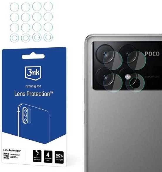 3mk Lens Protection™ hibridinis fotoaparato stiklas Poco M6 Pro 4G