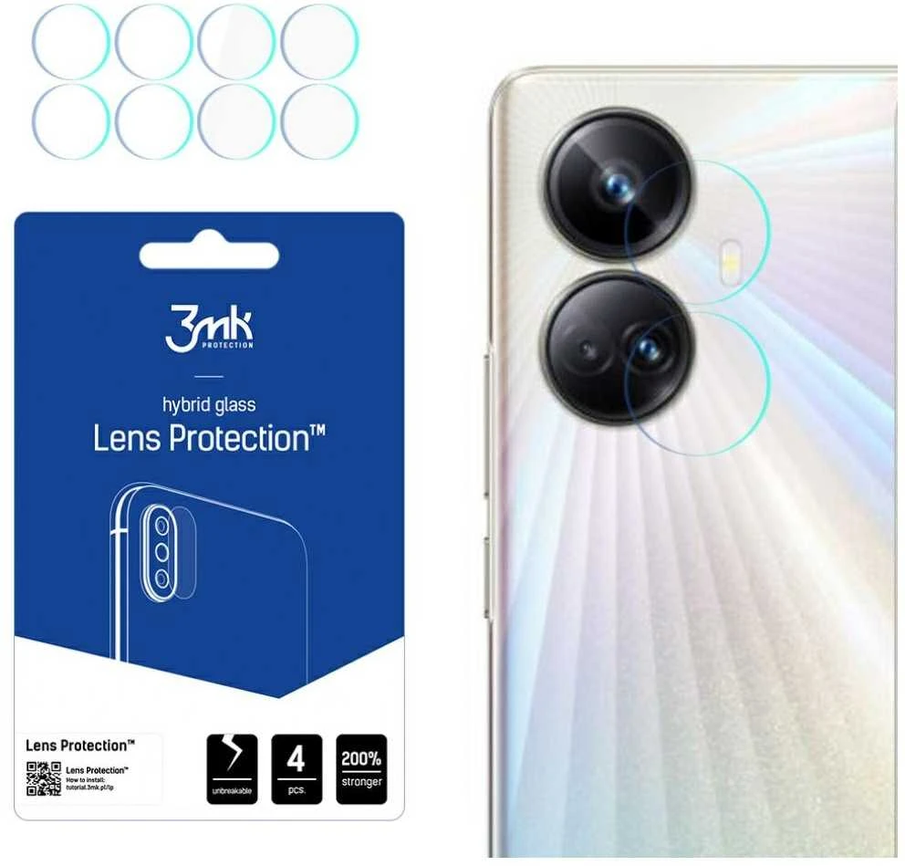 Realme 10 Pro+ – 3mk objektyvo apsauga