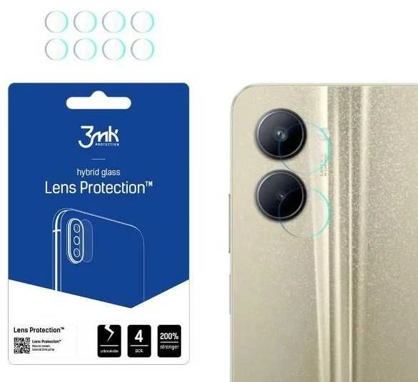 3MK objektyvo apsauga Realme C33 kameros objektyvui, 4 vnt.