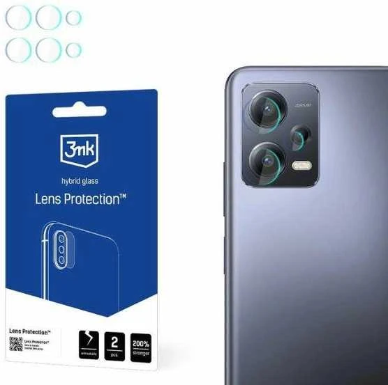 Fotoaparato stiklas Xiaomi Redmi Note 12 Pro 7H 3mk Lens Protection serijos objektyvas