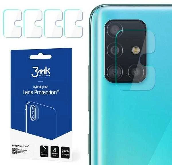 3MK FLEXIBLE GLASS LENS HYBRID GLASS SAMSUNG GALAXY A51 5G FOR 4 PCS CAMERA