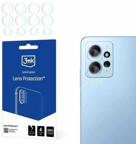 Hibridinis apsauginis stiklas telefono kamerai / Lens Xiaomi Redmi 12 3mk Flexible Glass Lens