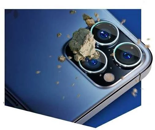 3MK Lens Protection Pro Apple iPhone 12 Pro fotoaparato objektyvo apsauga su tvirtinimo rėmeliu 1 vnt.