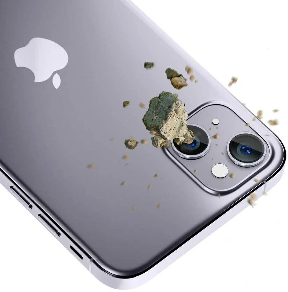Apsauginis stiklas kamerai Apple iPhone 14 9H 3mk Lens Protection Pro series lens - violetinė